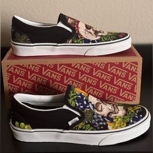 "FRUIT SKULL" Classic Slip On Vans
